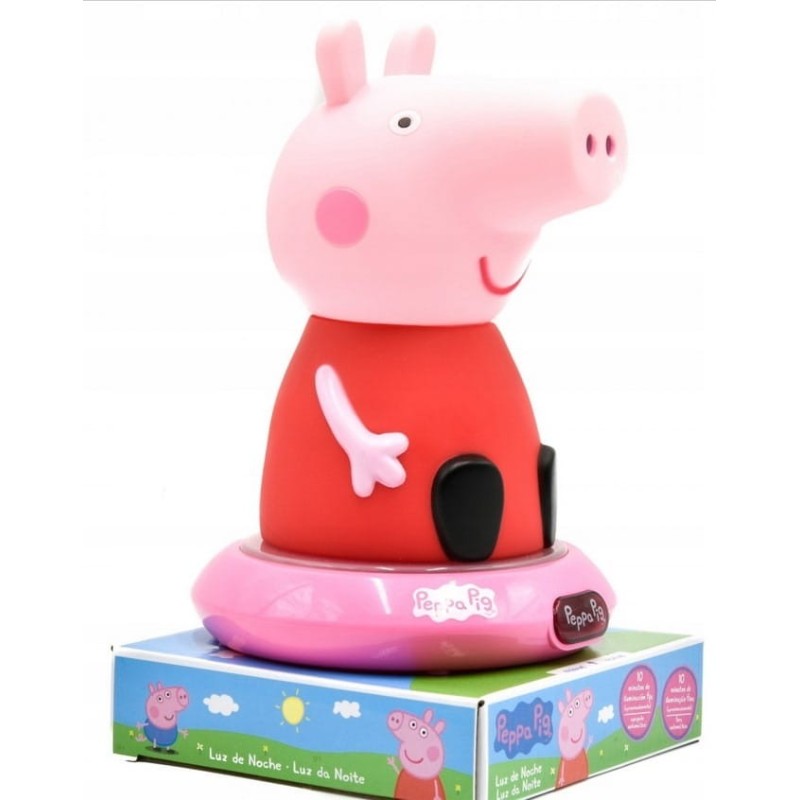 MARKO KE-PP17028 Lampka nocna 3D Figurka Świnka Peppa