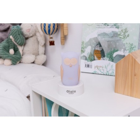 MARKO OLB-XY-GR Lampka nocna LED Biała Sowa