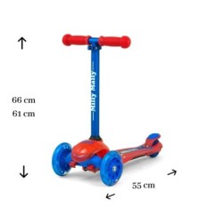MILLY MALLY Hulajnoga Scooter Zapp redcom