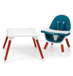 MILLY MALLY Krzesełko do karmienia 2w1 Malmo Dark Green