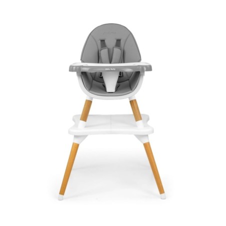MILLY MALLY Krzesełko do karmienia 2w1 Malmo Grey