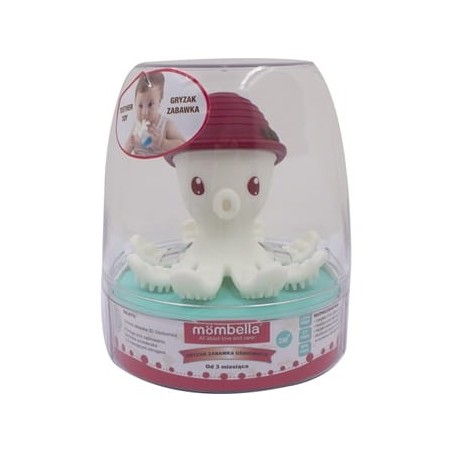 Mombella 8121 Gryzak zabawka Ośmiornica Chimney Red