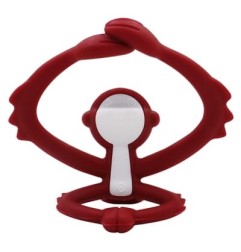 Mombella 8131 Gryzak Zabawka Małpka Chimney Red