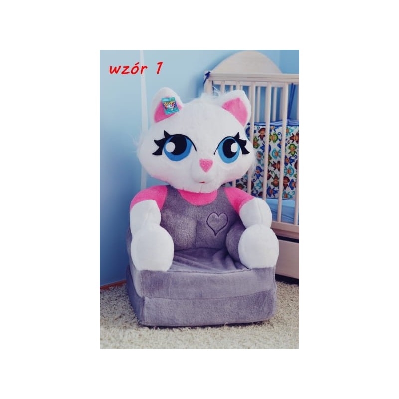 SMYK Fotel rozkładany mix wzorów