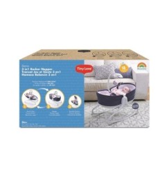 TINY LOVE TL18056000 Leżaczek bujaczek łóżeczko 3w1 granat