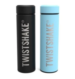 TWISTSHAKE 78113 Termos Hot or Cold Bottle Black 420 ml