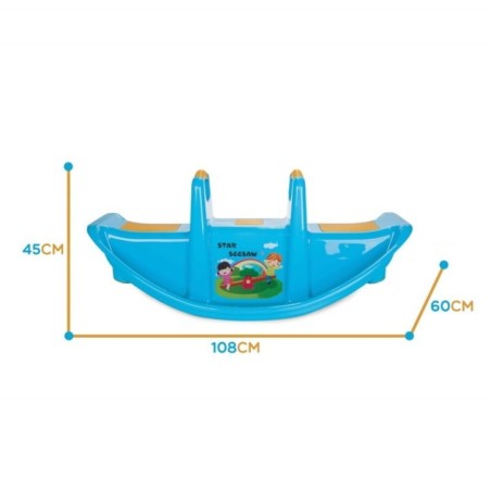 WOOPIE 30869 Bujak Stars Huśtawka równoważnia niebieska