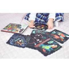 WOOPIE 41137 Art&Fun Zestaw wydrapywanek Zwierzęta