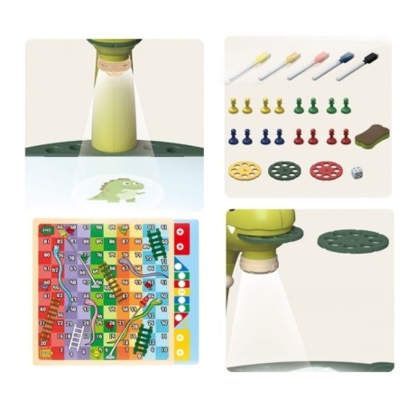 WOOPIE 45500 Tablica do rysowania projektor Dinozaur