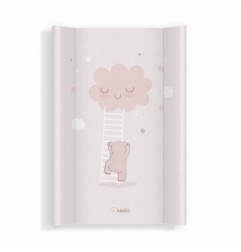 ALBERO MIO Mata do przewijania miękka 435 Spacer w chmurach róż