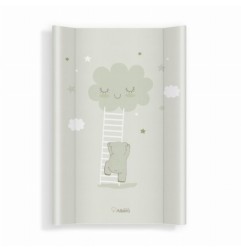 ALBERO MIO Mata do przewijania miękka 436 SPACER W CHMURACH mięta