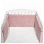 Albero Mio Albero Mio Ochraniacz do łóżeczka Cotton color CC1 róż