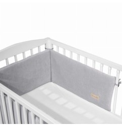 Albero Mio Ochraniacz do łóżeczka Cotton color CC3 popiel