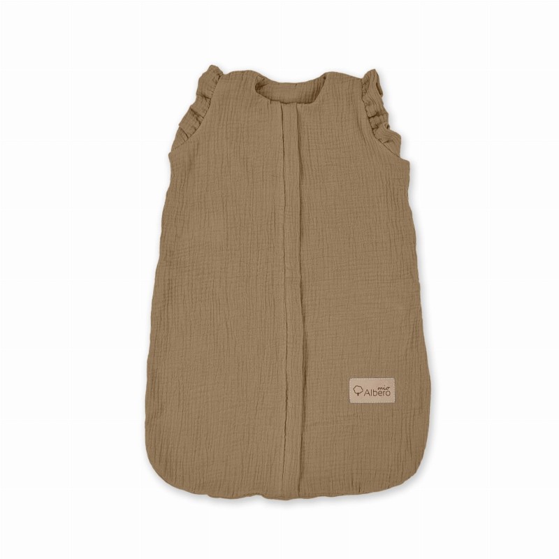Albero Mio śpiworek niemowlęcy do spania S 0.5 tog karmel muślinowy