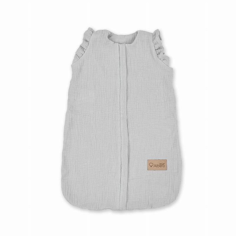 Albero Mio śpiworek niemowlęcy do spania S 0.5 tog popiel muślinowy