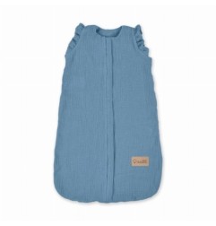 Albero Mio śpiworek niemowlęcy do spania M 0.5 tog niebieski muślinowy