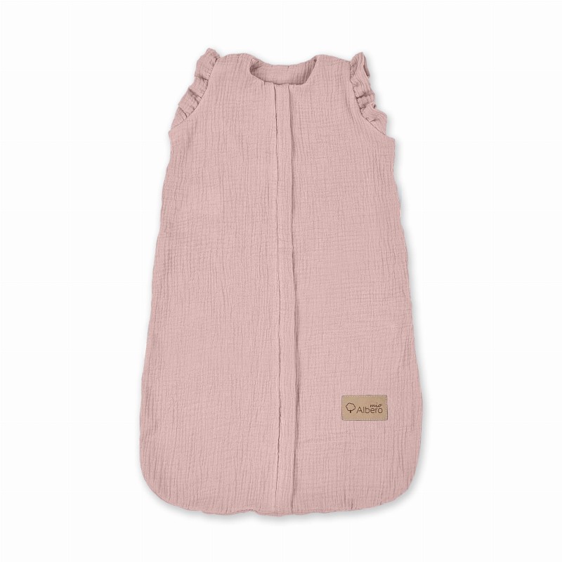Albero Mio śpiworek niemowlęcy do spania M 0.5 tog róż muślinowy
