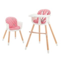 KINDERKRAFT Krzesełko do karmienia SIENNA pink