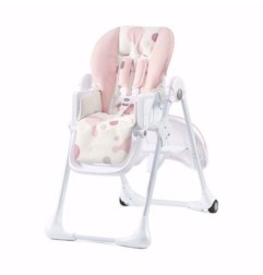 KINDERKRAFT Krzesełko do karmienia YUMMY pink