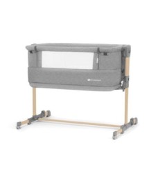 KINDERKRAFT Łóżeczko dostawne Neste Grow Light Grey Full Wood