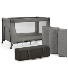 KINDERKRAFT Łóżeczko turystyczne JOY 2 DARK GREY