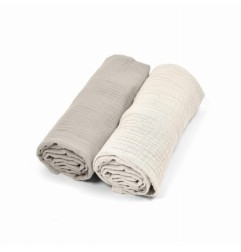 Albero Mio Pieluszki muślinowe 2-pak CC2 beż