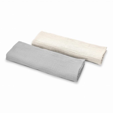 Albero Mio Pieluszki muślinowe 2-pak CC3 popiel