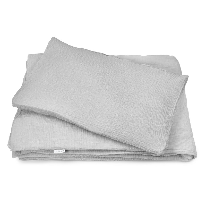 Albero Mio Pościel C2 135x100 CC3 popiel muślinowa