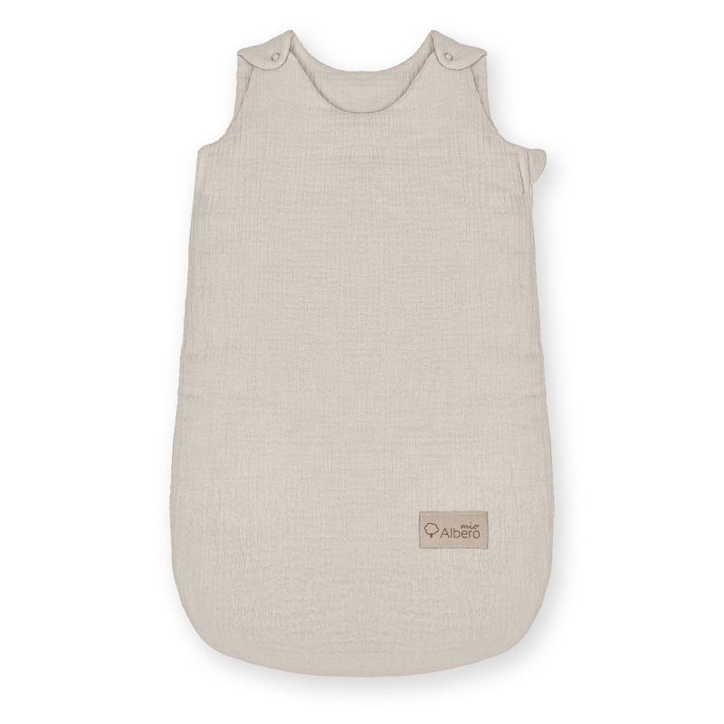 Albero Mio śpiworek niemowlęcy do spania M 1,5 tog beż muślinowy