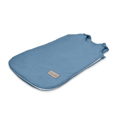 Albero Mio śpiworek niemowlęcy do spania M 1,5 tog niebieski muślinowy