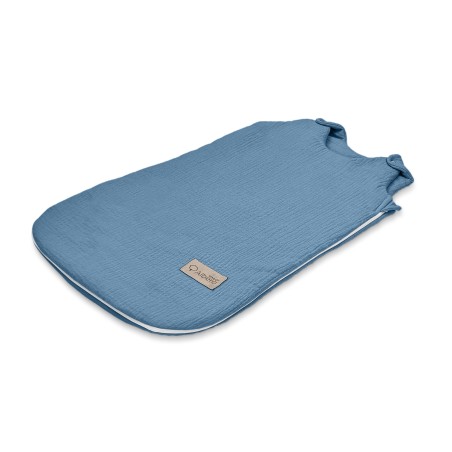 Albero Mio śpiworek niemowlęcy do spania M 1,5 tog niebieski muślinowy