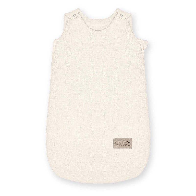 Albero Mio śpiworek niemowlęcy do spania S 1,5 tog wanilia muślinowy