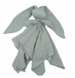 BABY 01084 Pielucha muślinowa Hug Me Bunny mięta