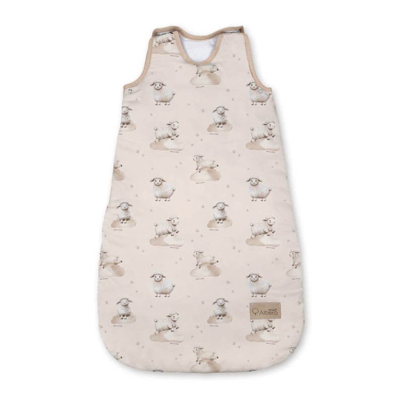Albero Mio śpiworek niemowlęcy do spania M 1,5 tog Śpiące owieczki