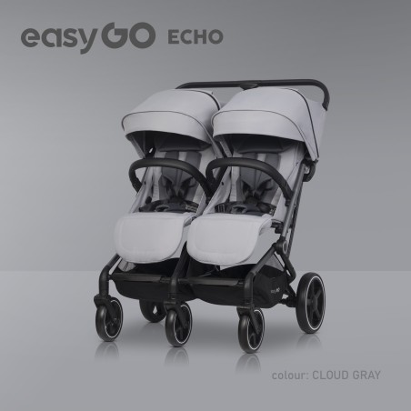 EasyGo Wózek dziecięcy Echo Cloudy Gray