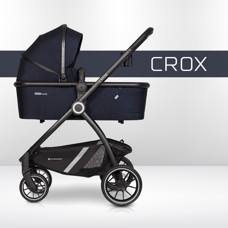 Euro-cart Wózek dziecięcy 1w1 Crox Cosmic Blue