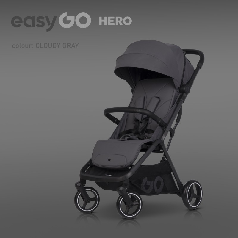 EasyGo Wózek dziecięcy Hero Cloud Gray