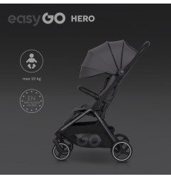EasyGo Wózek dziecięcy Hero Cloud Gray