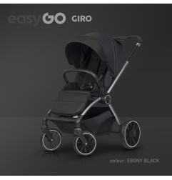 EasyGo Wózek dziecięcy Giro 2w1 Ebony Black