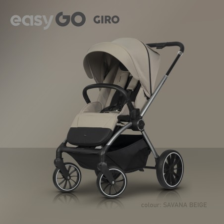 EasyGo Wózek dziecięcy Giro 2w1 Savana Beige
