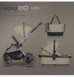 EasyGo Wózek dziecięcy Giro 2w1 Savana Beige