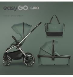 EasyGo Wózek dziecięcy Giro 2w1 Sage Green