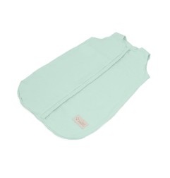 Albero Mio śpiworek niemowlęcy do spania M miętowy 0,5 TOG muślinowy