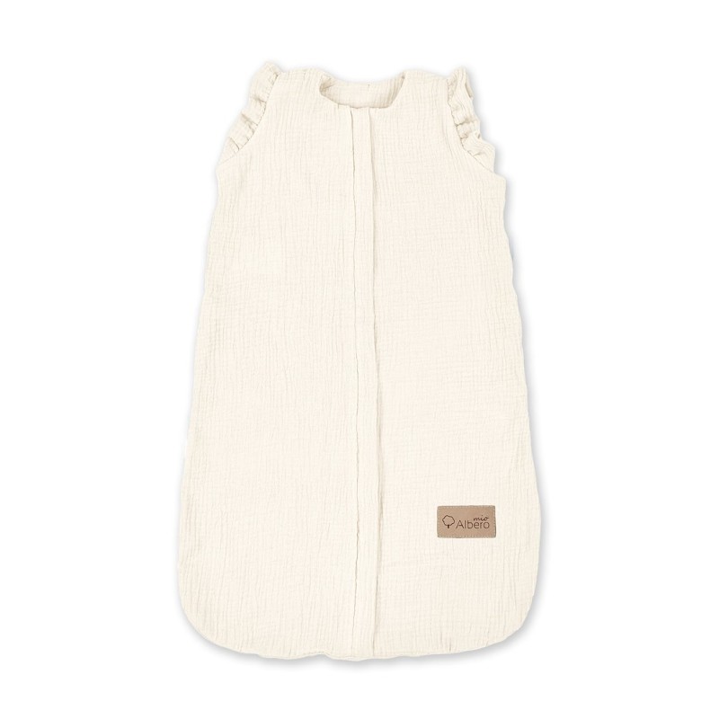 Albero Mio śpiworek niemowlęcy do spania muślinowy S 0.5 tog wanilia