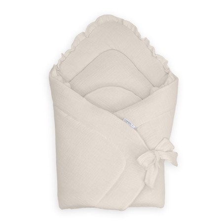 Albero Mio Rożek niemowlęcy muślinowy Cotton color beż