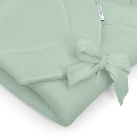 Albero Mio Rożek niemowlęcy muślinowy Cotton color zieleń