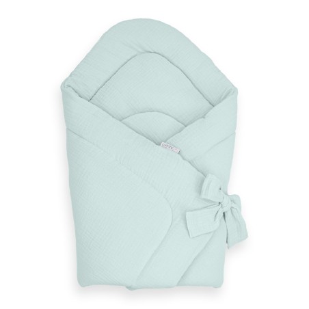 Albero Mio Rożek niemowlęcy muślinowy Miętowy