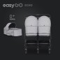 EasyGo Gondola miękka do wózka dziecięcego Echo Cloud Gray