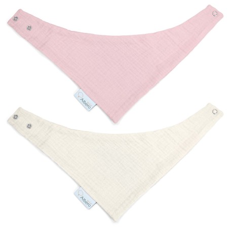 Albero Mio apaszko-bandanka muślinowa Lukrowy