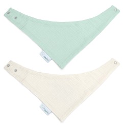 Albero Mio apaszko-bandanka muślinowa miętowy